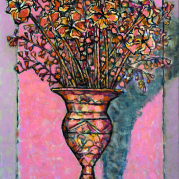 Painting titled "цветы | flowers | F…" by Dmitriy Trubin, Original Artwork