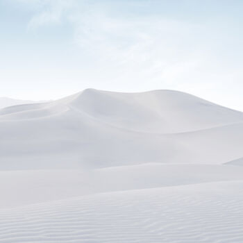 Fotografia intitolato "View of white sand…" da Dmitry Ersler, Opera d'arte originale, Fotografia digitale