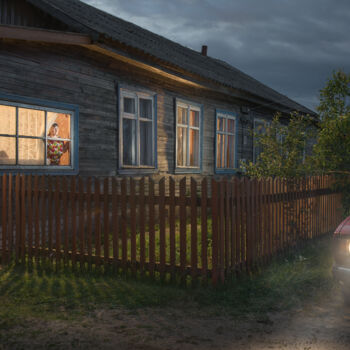 「Late arriving. Two.」というタイトルの写真撮影 Dmitry Erslerによって, オリジナルのアートワーク, デジタル