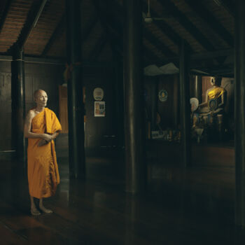 Fotografía titulada "The monk" por Dmitry Ersler, Obra de arte original, Fotografía digital