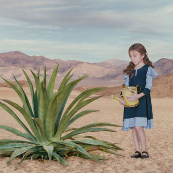 Fotografía titulada "The girl in the des…" por Dmitry Ersler, Obra de arte original, Fotografía digital