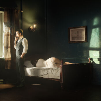 Fotografie mit dem Titel "Room 304. Three" von Dmitry Ersler, Original-Kunstwerk, Manipulierte Fotografie