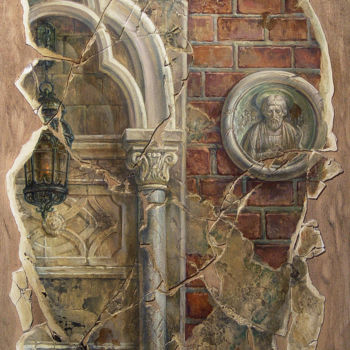 Painting titled "Venezia" by Dmitry Kostylew, Original Artwork, Oil