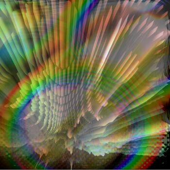 Grafika cyfrowa / sztuka generowana cyfrowo zatytułowany „Rainbow kkk” autorstwa Дмитрий Олейник, Oryginalna praca, 2D praca…