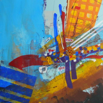 Картина под названием "The Meaninglessness…" - Dmitry Sky, Подлинное произведение искусства, Акрил