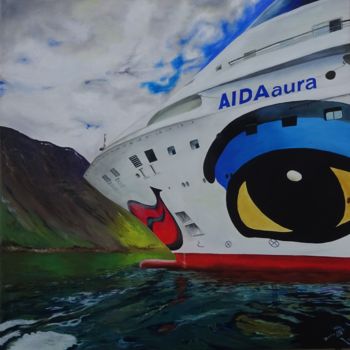 "AIDAaura. Norwegisc…" başlıklı Tablo Dmitry Levin tarafından, Orijinal sanat, Petrol
