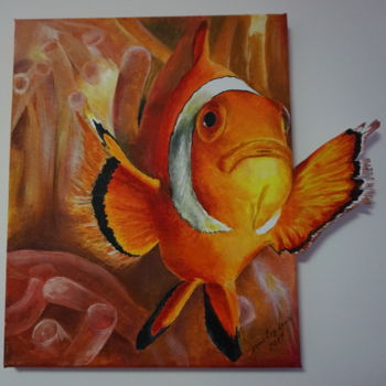 Картина под названием "Nemo" - Dmitry Levin, Подлинное произведение искусства, Масло