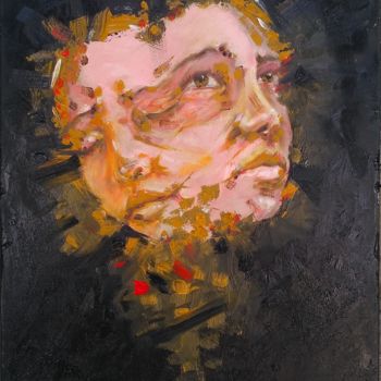 Картина под названием "Face" - Митяй, Подлинное произведение искусства, Масло