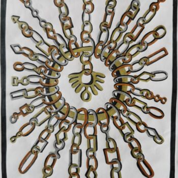 Zeichnungen mit dem Titel "SOLAR" von Do.M.Ju, Original-Kunstwerk, Marker