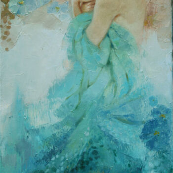 Картина под названием "Рассвет" - Анна Добродий, Подлинное произведение искусства, Масло