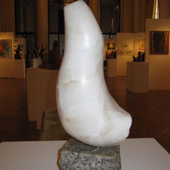 Sculpture titled "Parade" by Dominique Ferrandon-Lamy, Original Artwork, Stone