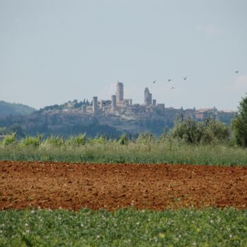 Fotografie getiteld "13. San Gimignano" door Doen, Origineel Kunstwerk, Digitale fotografie
