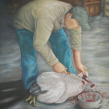 Pintura titulada "Ocaso" por G. Torres, Obra de arte original, Oleo