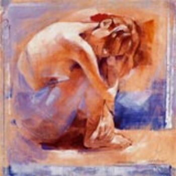 Painting titled "A mulher - 06" by Ferreira Do Karmmo, Original Artwork