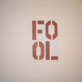 Pittura intitolato "FOOL" da Dokus, Opera d'arte originale