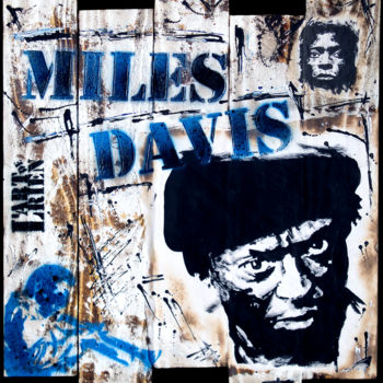 Painting titled "Miles Davis" by Dol, Original Artwork