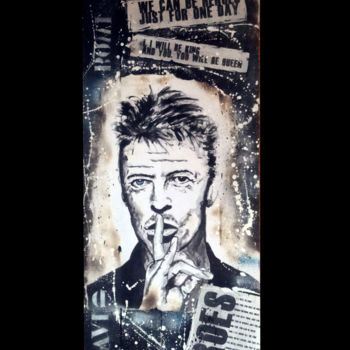 Painting titled "David Bowie" by Dol, Original Artwork