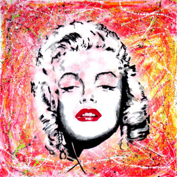 Pintura titulada "Marylin Monroe" por Dol, Obra de arte original