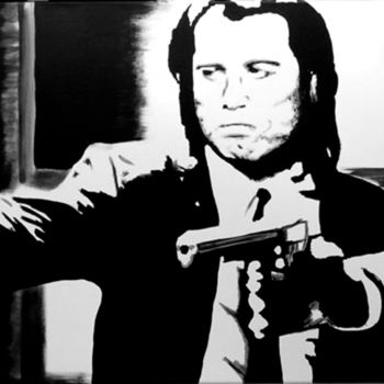 Painting titled "Pulp fiction" by Dol, Original Artwork, Acrylic
