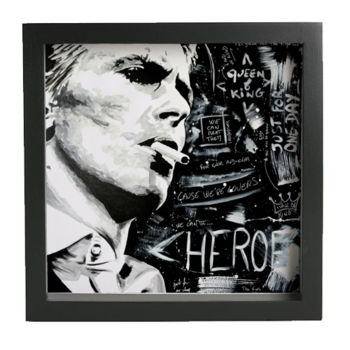 Peinture intitulée "HEROE - David Bowie…" par Dol, Œuvre d'art originale