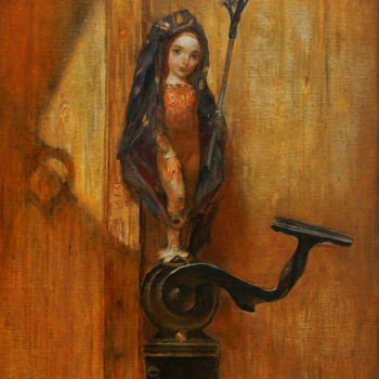 Malerei mit dem Titel "Ключ Уединения" von Alex V. Dolgikh, Original-Kunstwerk, Öl