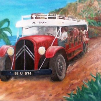 Painting titled "Car courant d'air…" by Dolive, Original Artwork