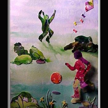 Painting titled "Summer Fun" by Dolores Fegan, Original Artwork