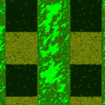 Цифровое искусство под названием "Green Art (Green St…" - Dolu, Подлинное произведение искусства, Цифровая живопись