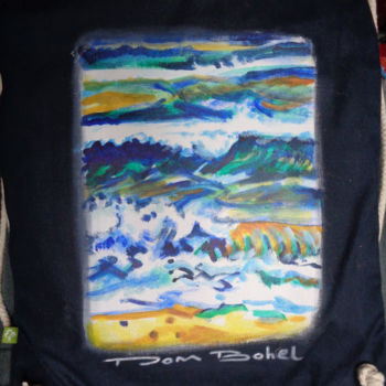 Arte têxtil intitulada "Sac à Dom série 02" por Dom Bohel, Obras de arte originais, Acrílico