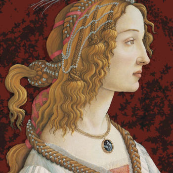 Digital Arts titled "Sandro Botticelli R…" by Dodi Ballada, Original Artwork, Collages