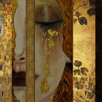 Digital Arts titled "Klimt revisited Gol…" by Dodi Ballada, Original Artwork, 2D Digital Work