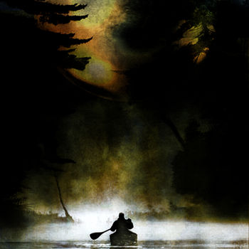 数字艺术 标题为“Solitude” 由Dodi Ballada, 原创艺术品, 数字油画