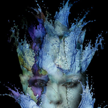 Arts numériques intitulée "Splash" par Dodi Ballada, Œuvre d'art originale, Peinture numérique
