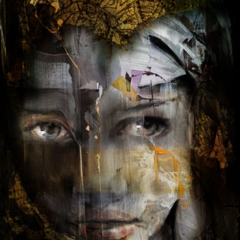 Digital Arts titled "abstract visual" by Dodi Ballada, Original Artwork, Digital Painting