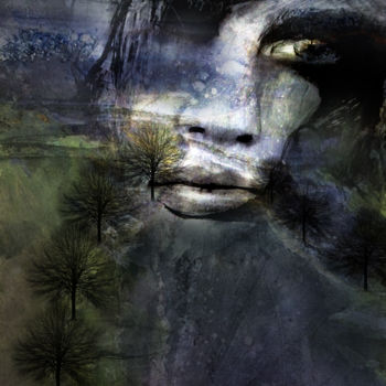 Digitale Kunst mit dem Titel "le Jour du Jugement" von Dodi Ballada, Original-Kunstwerk, Digitale Malerei