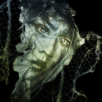 Digitale Kunst getiteld "Medusa" door Dodi Ballada, Origineel Kunstwerk, Digitaal Schilderwerk