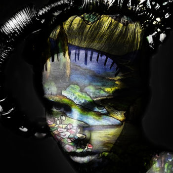 Digitale Kunst getiteld "Freyja" door Dodi Ballada, Origineel Kunstwerk, Digitaal Schilderwerk