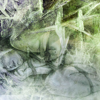 Digital Arts titled "frozen in time" by Dodi Ballada, Original Artwork, Digital Painting