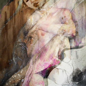 Arte digitale intitolato "après le bain" da Dodi Ballada, Opera d'arte originale, Pittura digitale