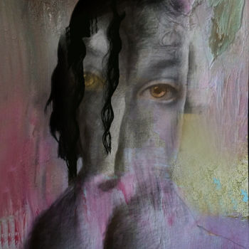 Arts numériques intitulée "des yeux derrière l…" par Dodi Ballada, Œuvre d'art originale, Peinture numérique