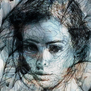 Arts numériques intitulée "L'étrange suicide" par Dodi Ballada, Œuvre d'art originale, Peinture numérique