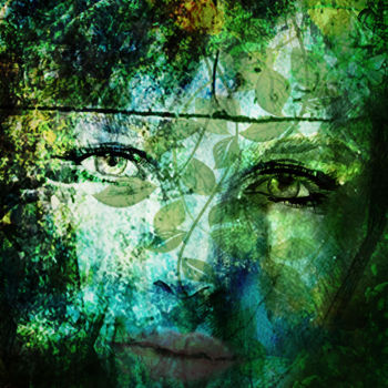 Digital Arts titled "saveur menthe" by Dodi Ballada, Original Artwork, Digital Painting