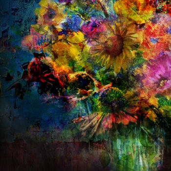 Digital Arts titled "efflorescence" by Dodi Ballada, Original Artwork, Digital Painting