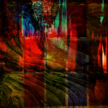 Digital Arts titled "coulée" by Dodi Ballada, Original Artwork, Digital Painting