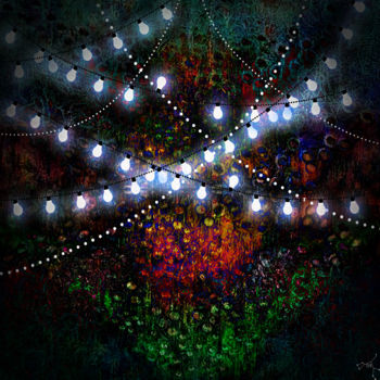 Digital Arts titled "bal musette abstrac…" by Dodi Ballada, Original Artwork, Digital Painting