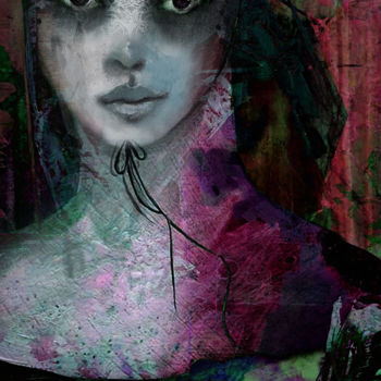 Digital Arts titled "belle andalouse" by Dodi Ballada, Original Artwork, Digital Painting
