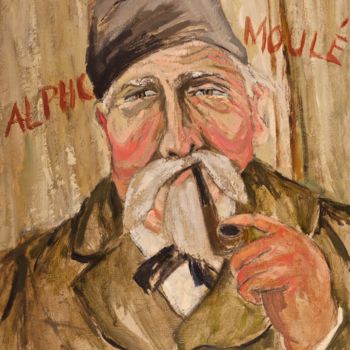 Pintura titulada "Alphonse Moulé" por Dominique Bertrand, Obra de arte original, Oleo