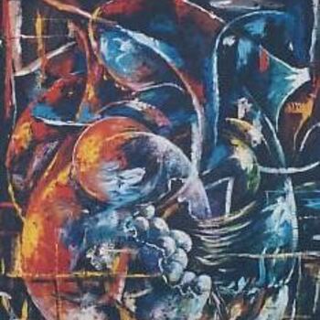 Картина под названием "Reincarnation" - Duckens Domersan, Подлинное произведение искусства, Масло