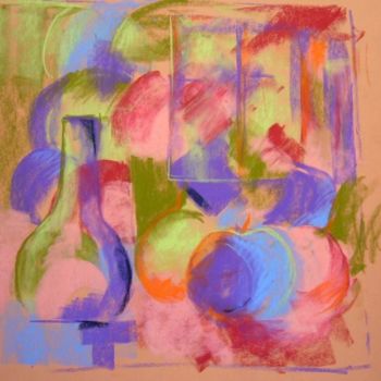 Pintura intitulada "Formes et couleurs" por Jacqueline Mias Domenech, Obras de arte originais
