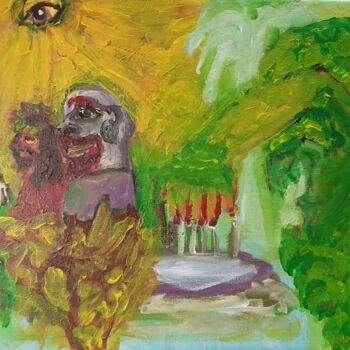 Картина под названием "¿QUIEN ES?" - Dalca, Подлинное произведение искусства, Акрил Установлен на Деревянная рама для носилок